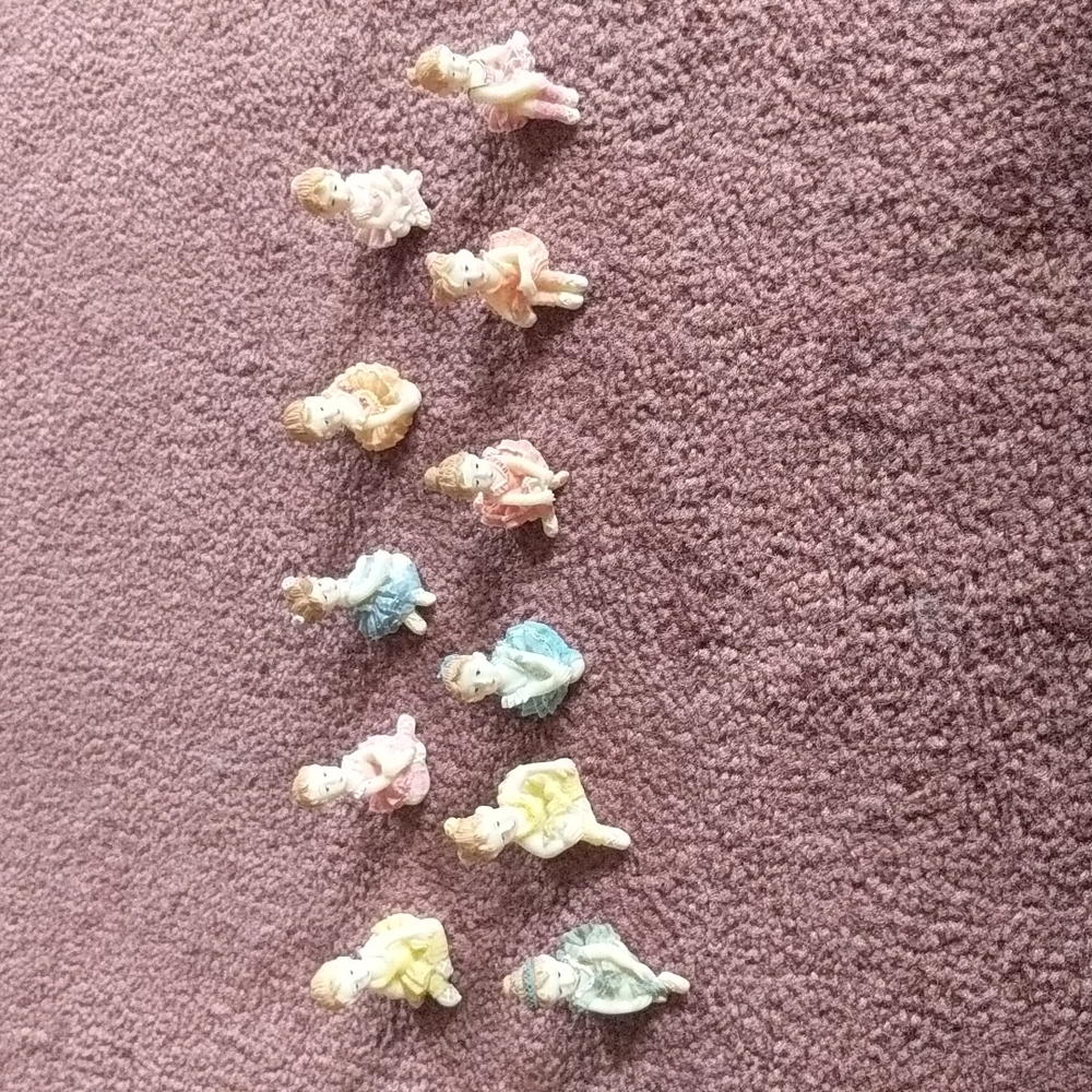 11 Small Ballerina Figurines